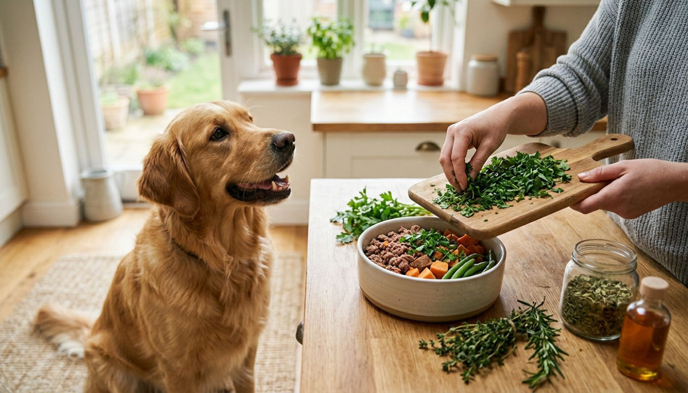 Les bénéfices de l'intégration d'herbes médicinales dans l'alimentation canine